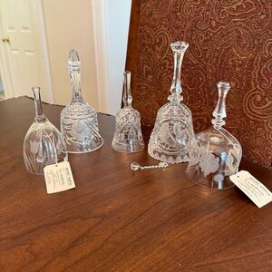 Elegant Crystal Bell Collection *Please Read*